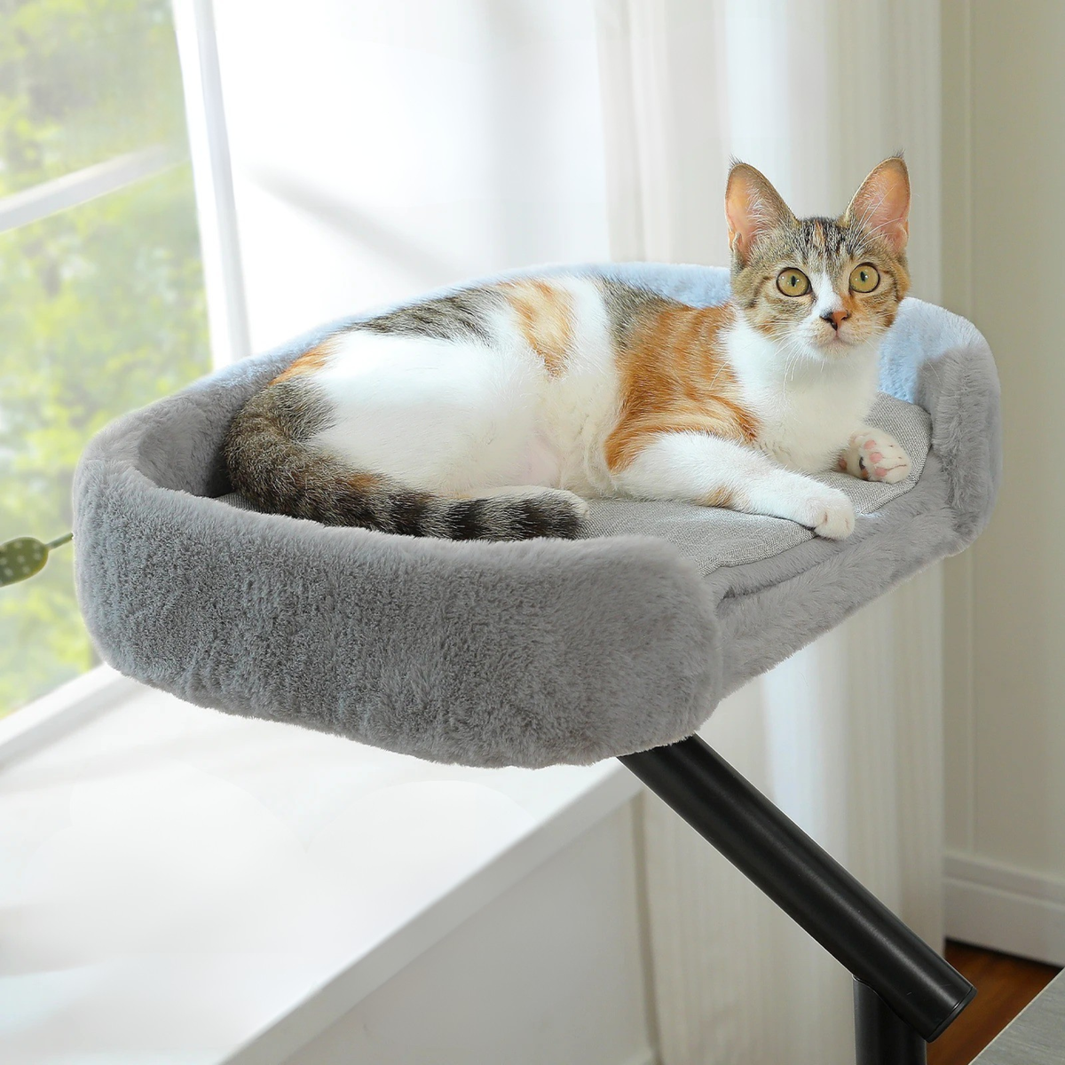 panier suspendu pour chat coussin amovible