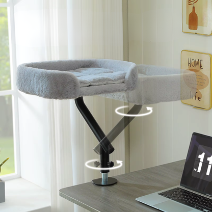 PANIER SUSPENDU POUR CHAT | ROTATIF 360