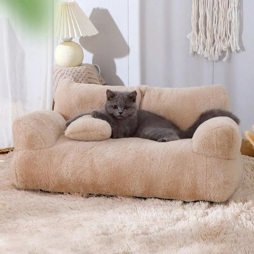 canapé-pour-chat-marron