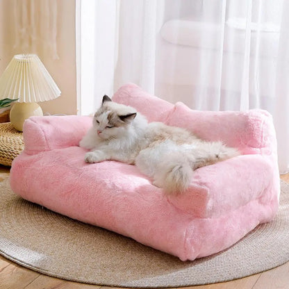 canapé-pour-chat-rose