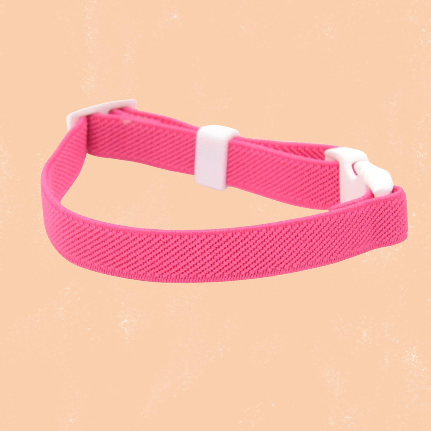Collier pour chat sécurité rose élastique