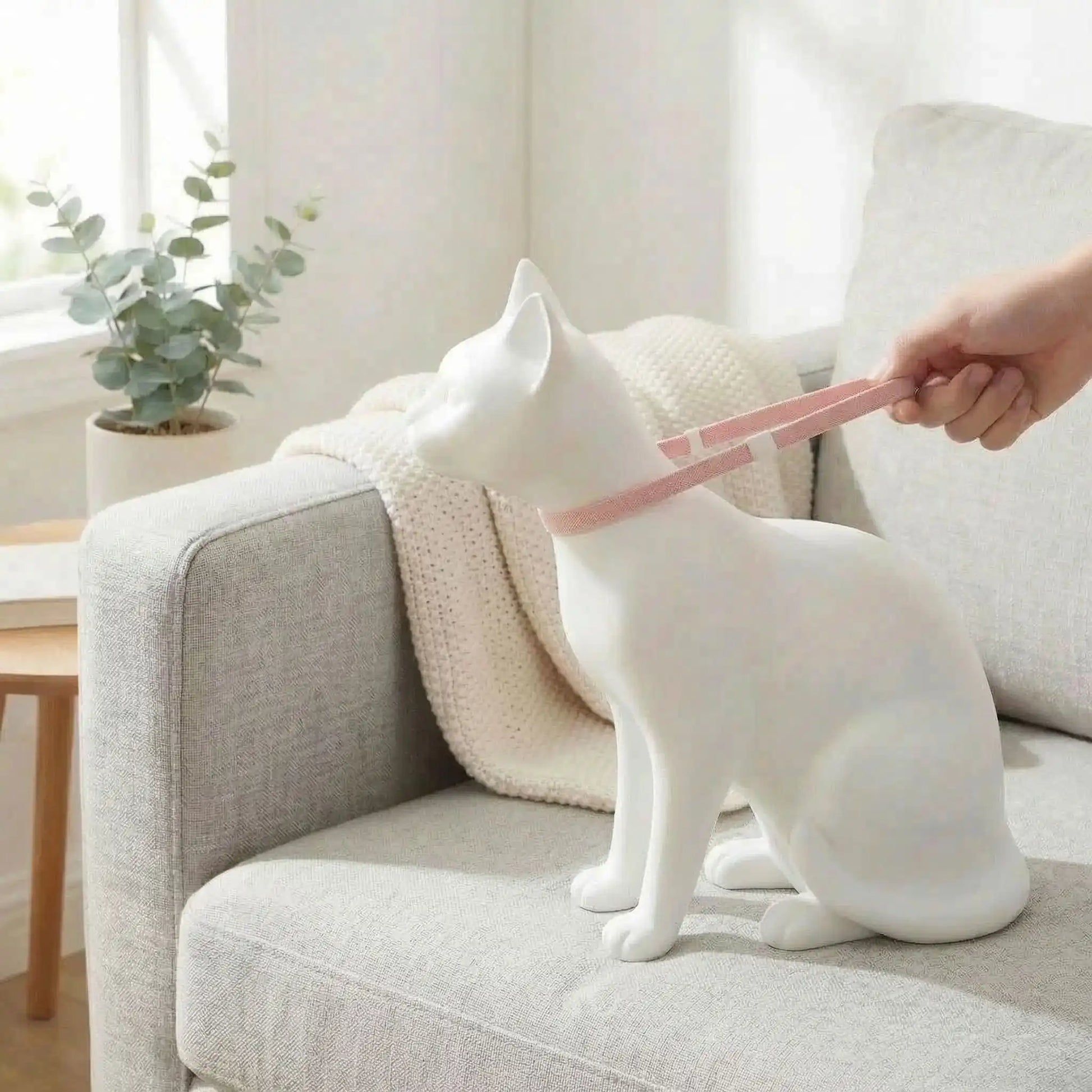 collier pour chat sécurité rose qui se tend
