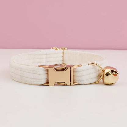 colliers pour chatons en velours clochette
