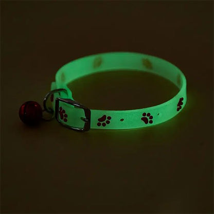 Colliers pour chats lumineux avec clochette