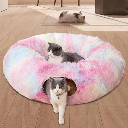 coussin-chat-arc-en-ciel
