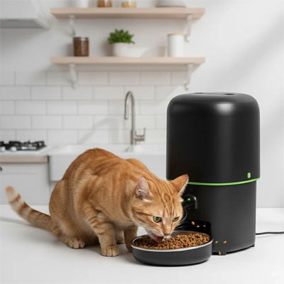 Distributeur automatique de croquettes pour chat caméra 4l programmable