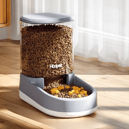 DISTRIBUTEUR CROQUETTE CHAT | CROQUETTES ET EAU - Leschamour