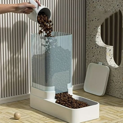 DISTRIBUTEUR CROQUETTE ET EAU CHAT | GRAVITÉ - Leschamour