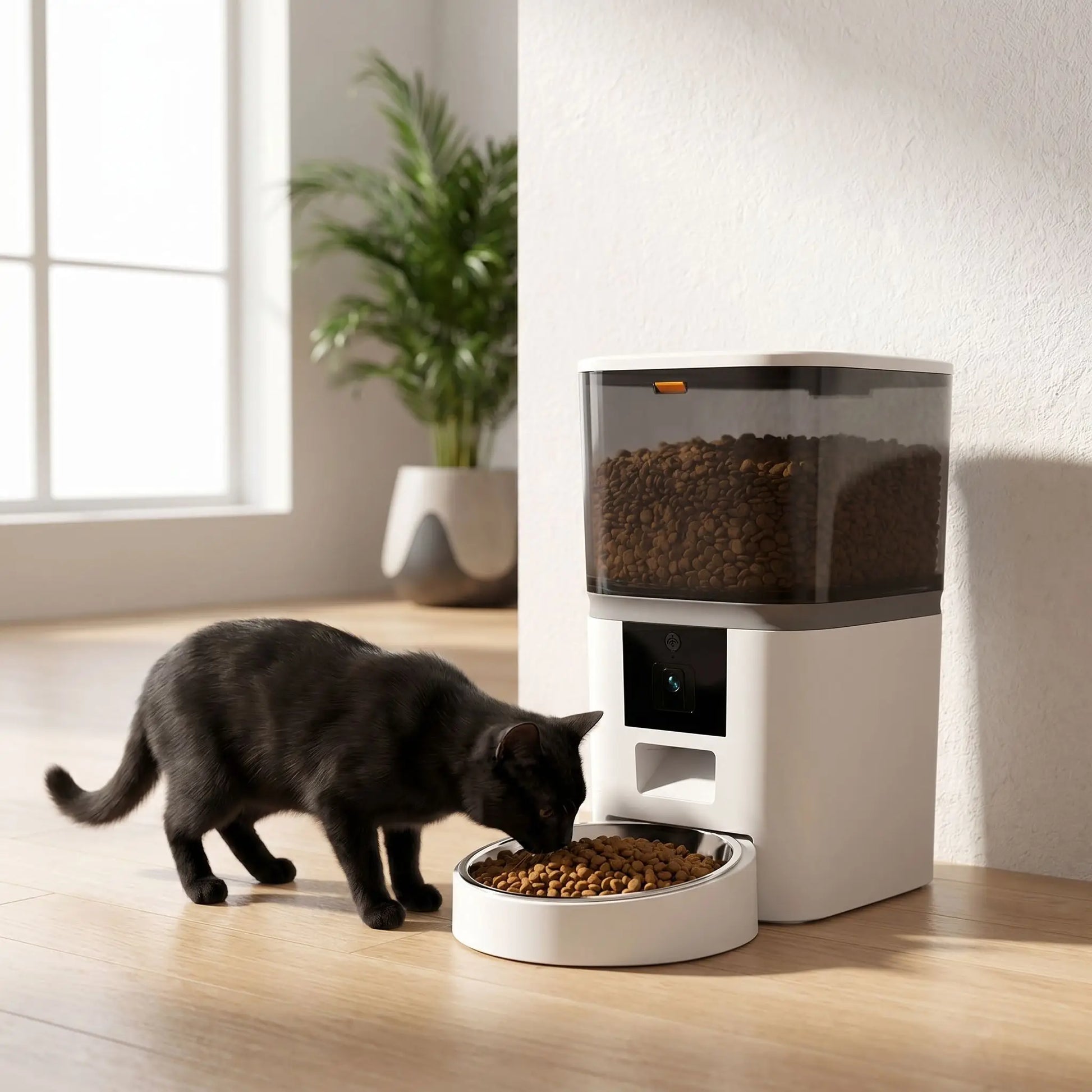 distributeur croquettes automatique chat wifi 4L