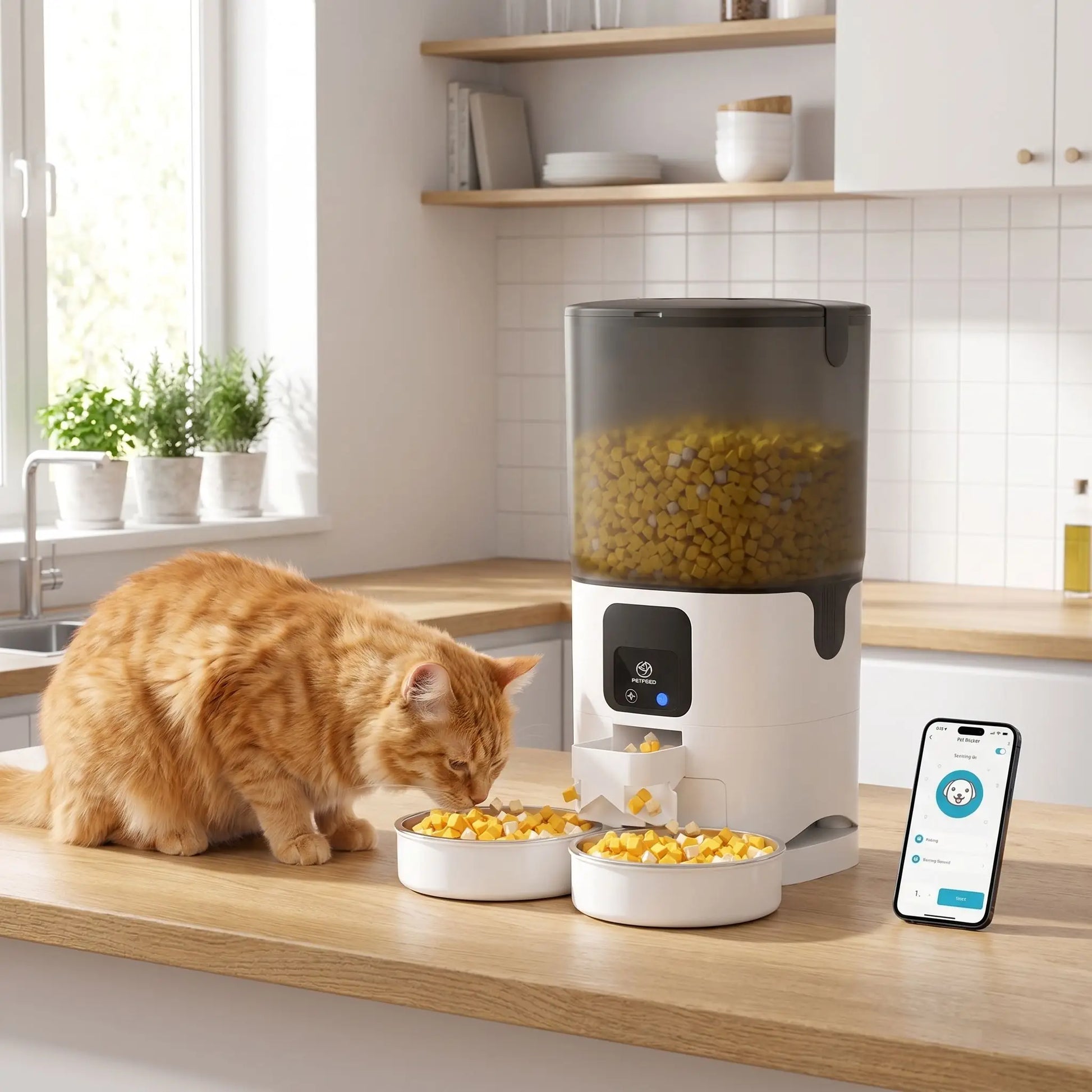 distributeur croquettes chat programmable wifi 