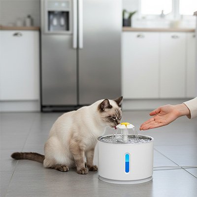 Fontaine à eau pour chat 2L