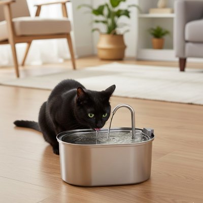 Fontaine eau chat silencieuse 3L