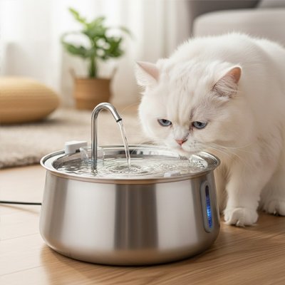 Fontaine pour chat silencieuse 4L