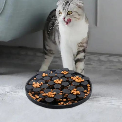 GAMELLES ANTI GLOUTON CHAT | EN SILICONE - Leschamour