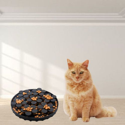GAMELLES ANTI GLOUTON CHAT | EN SILICONE - Leschamour