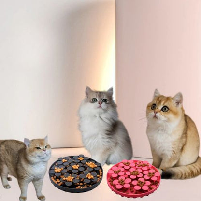GAMELLES ANTI GLOUTON CHAT | EN SILICONE - Leschamour