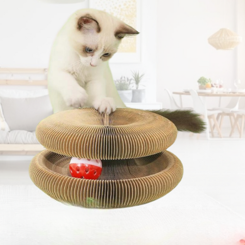 Griffoir chat carton GRIFFTOY™ vue de face