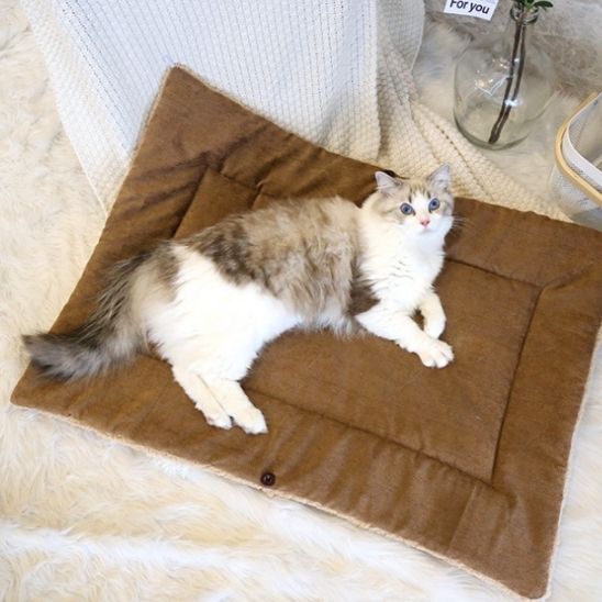 PANIER CHAT ORIGINAL | COCON MOELLEUX MARRON
