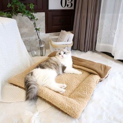 PANIER CHAT ORIGINAL | COCON MOELLEUX MARRON
