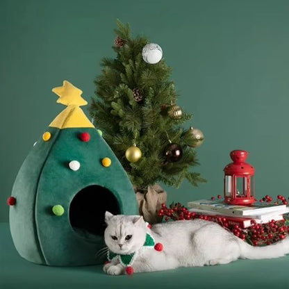 lit-pour-chat-sapin
