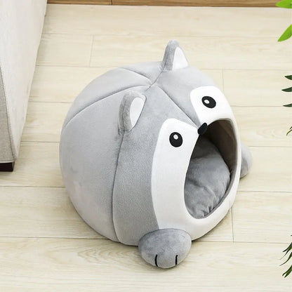 niche_pour_chat_loup_facile_à_nettoyer