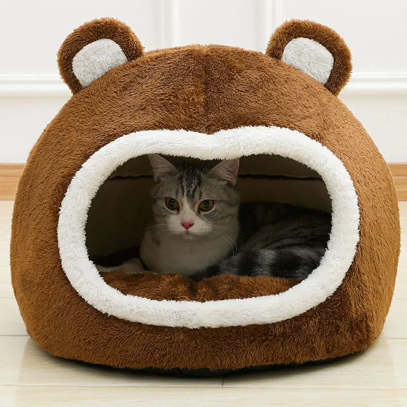 niche_pour_chat_ourson_marron