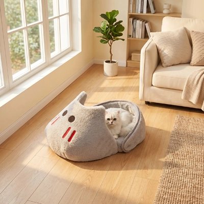 Panier original Chat chausson douillet