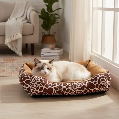 Panier original pour chat giraffe confortable
