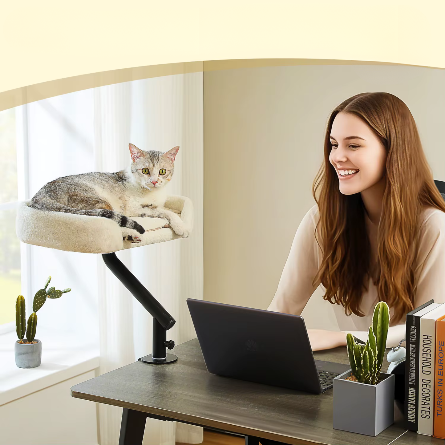 panier suspendu chat rotatif 360