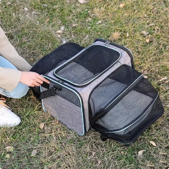 SAC DE TRANSPORT POUR CHAT | EXTENSIBLE - Leschamour