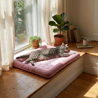 Tapis frais pour Chat confortable