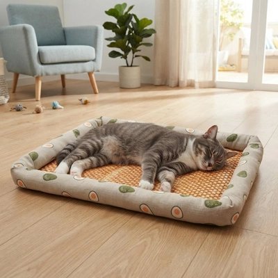 TAPIS RAFRAICHISSANT CHAT | CONFORT ÉTÉ - Leschamour