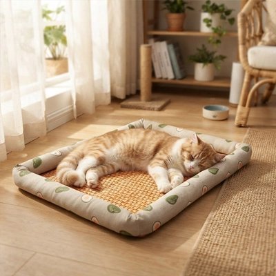 TAPIS RAFRAICHISSANT CHAT | CONFORT ÉTÉ - Leschamour