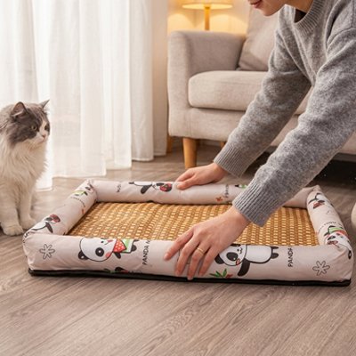 Tapis rafraichissant Chat panda