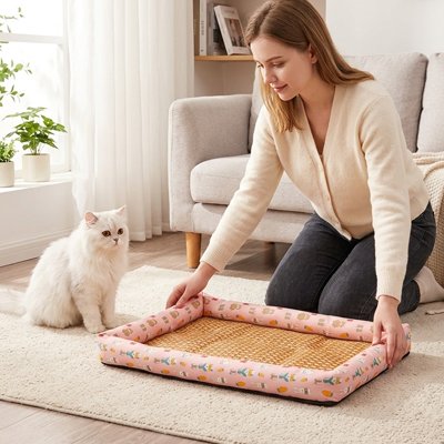 Tapis rafraichissant Chats tissu 