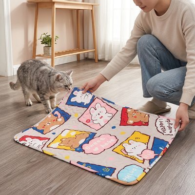 TAPIS RAFRAICHISSANT POUR CHAT | RESPIRANT - Leschamour