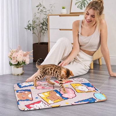 TAPIS RAFRAICHISSANT POUR CHAT | RESPIRANT - Leschamour