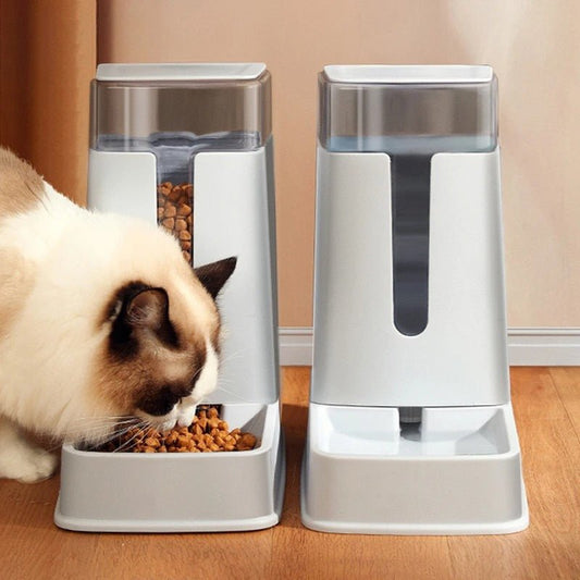 DISTRIBUTEUR EAU ET CROQUETTE CHAT | FEEDYSCAT™ - Leschamour